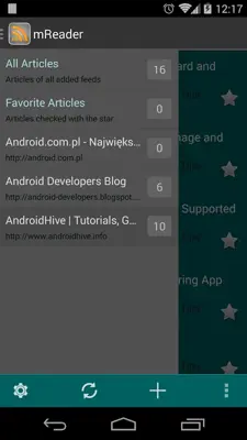 mReader android App screenshot 3